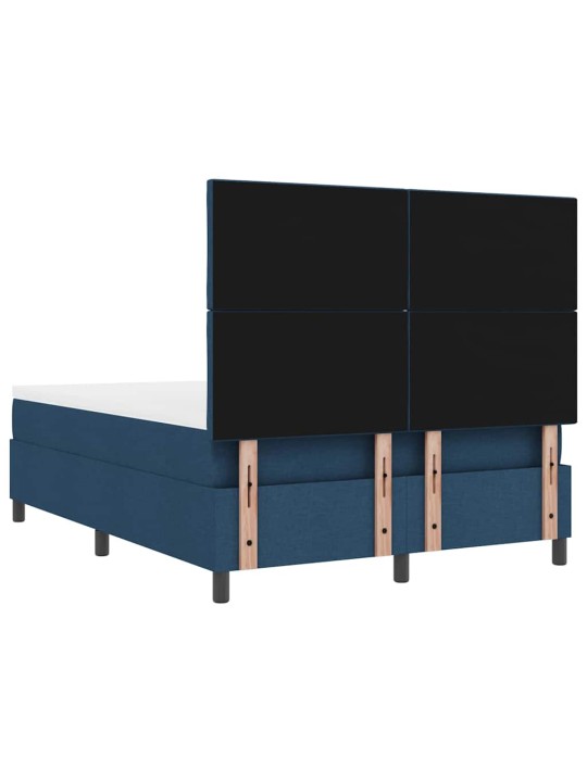 Kontinentaalvoodi madratsi ja peatsiga sinine 140 x 190 cm kangas