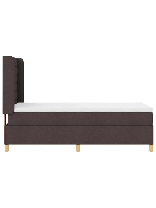 Kontinentaalvoodi madratsiga pruun 80 x 200 cm kangas