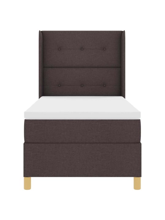 Kontinentaalvoodi madratsiga pruun 90 x 200 cm kangas