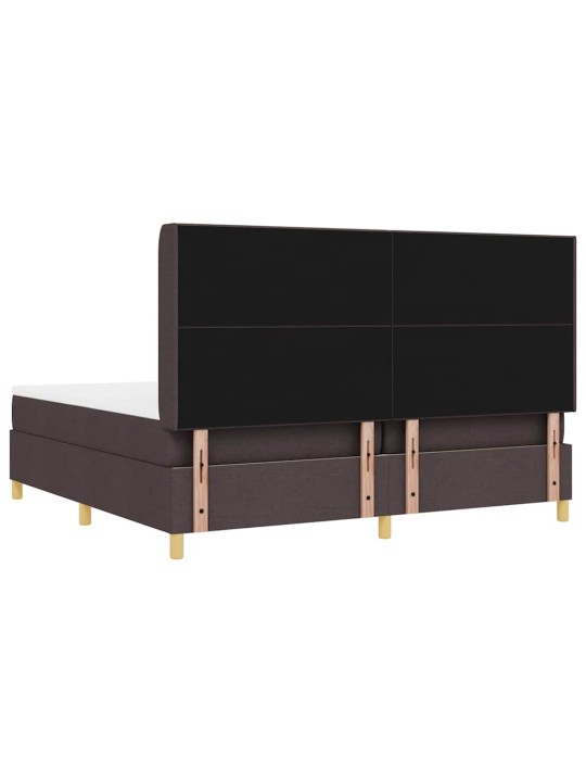 Kontinentaalvoodi madratsiga pruun 200 x 200 cm kangas