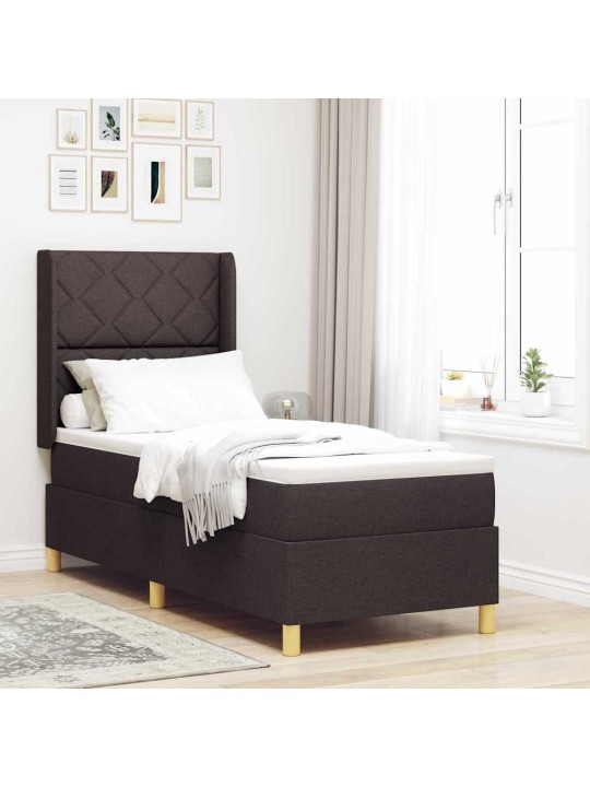 Kontinentaalvoodi madratsiga pruun 80 x 200 cm kangas