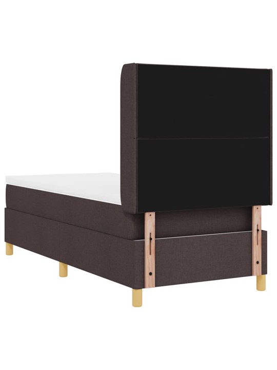 Kontinentaalvoodi madratsiga pruun 90 x 200 cm kangas