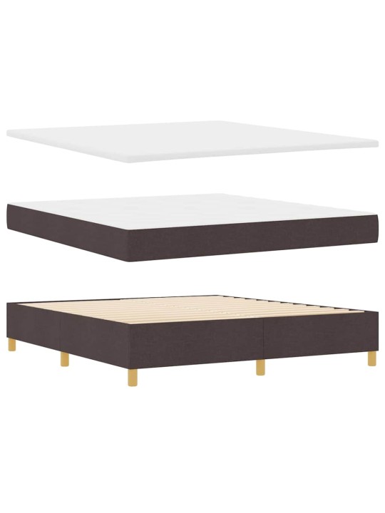 Kontinentaalvoodi madratsiga pruun 180 x 200 cm kangas