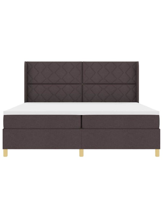 Kontinentaalvoodi madratsiga pruun 200 x 200 cm kangas