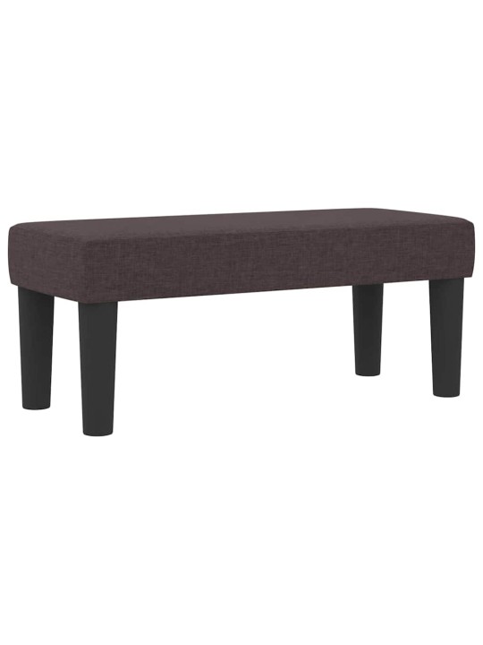 Kontinentaalvoodi madratsiga tume pruun 80 x 200 cm kangas