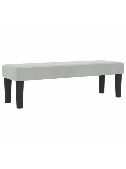 Kontinentaalvoodi madratsi ja peatsiga helehall 200 x 200 cm samet