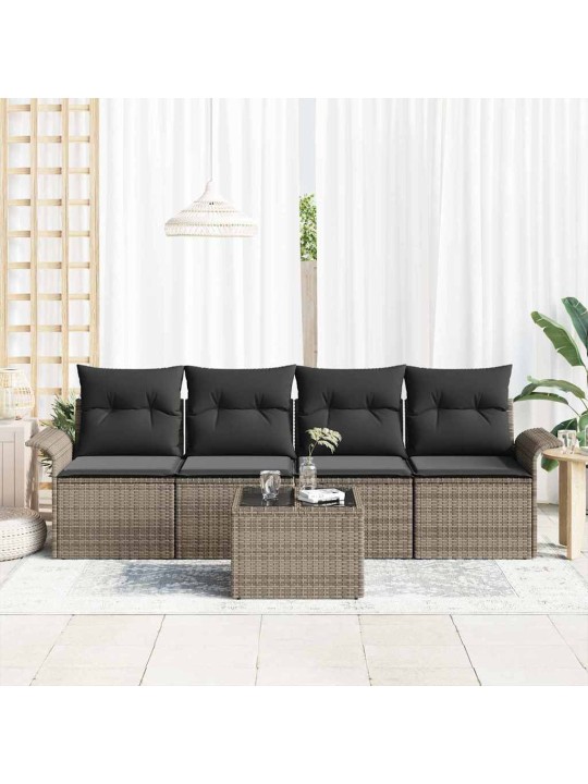 Aia diivanikomplekt padjaga padjaga 5 tk hall 55 x 55 x 37 cm
