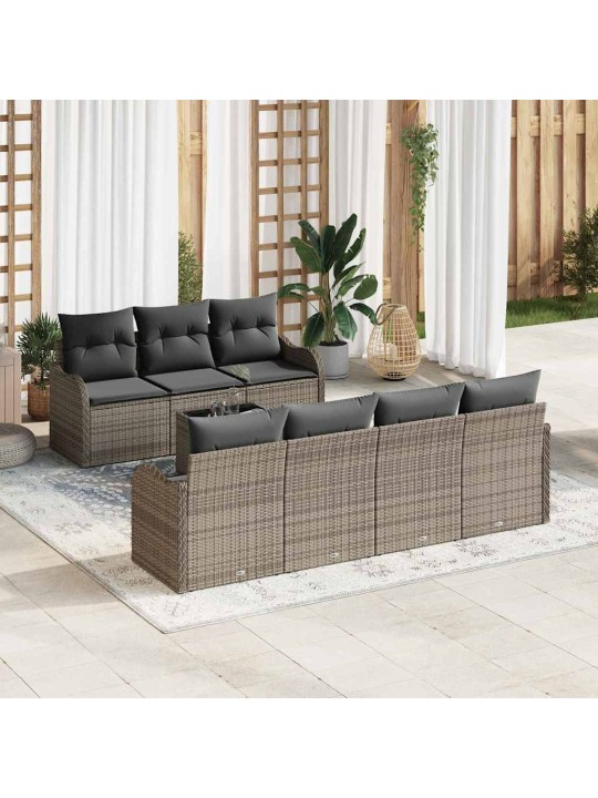 Aia diivanikomplekt padjaga padjaga 8 tk hall 55 x 55 x 37 cm