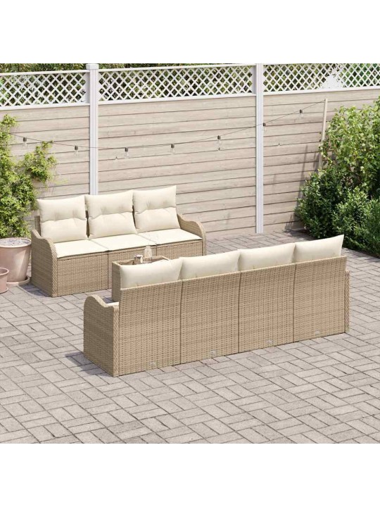 Aia diivanikomplekt padjaga 8 tk beez ja koor 55 x 55 x 37 cm