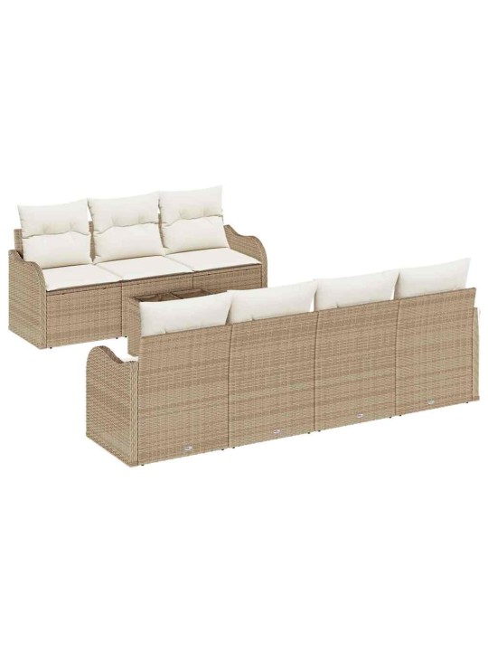 Aia diivanikomplekt padjaga 8 tk beez ja koor 55 x 55 x 37 cm