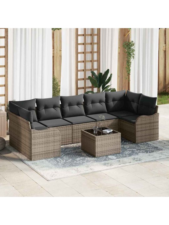 Aia diivanikomplekt padjaga padjaga 8 tk hall 55 x 55 x 37 cm