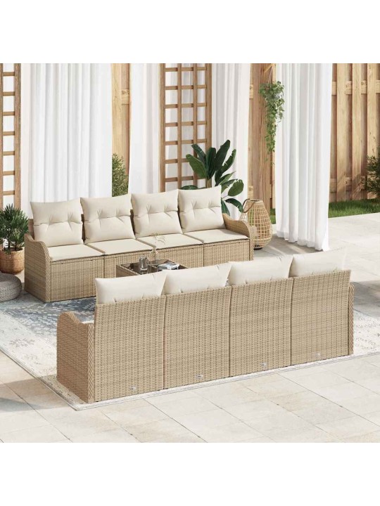 Aia diivanikomplekt padjaga 9 tk beez ja koor 55 x 55 x 37 cm