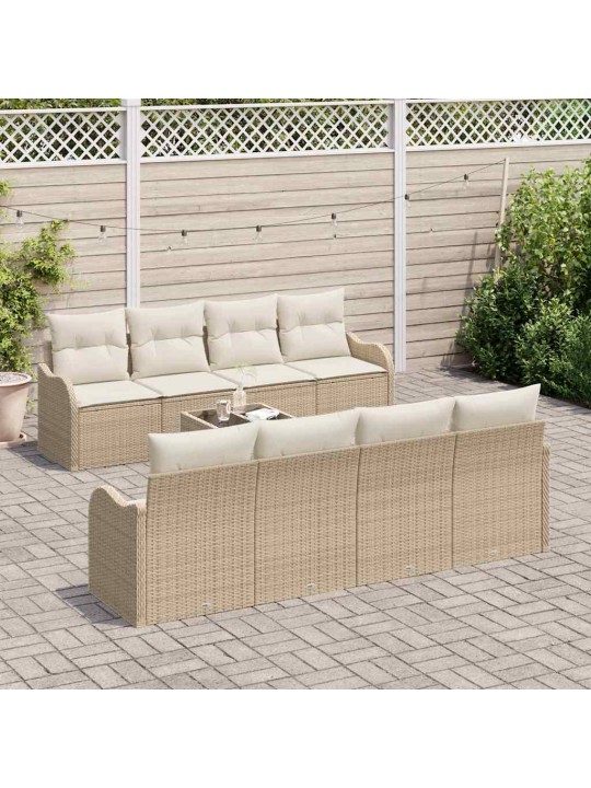 Aia diivanikomplekt padjaga 9 tk beez ja koor 55 x 55 x 37 cm
