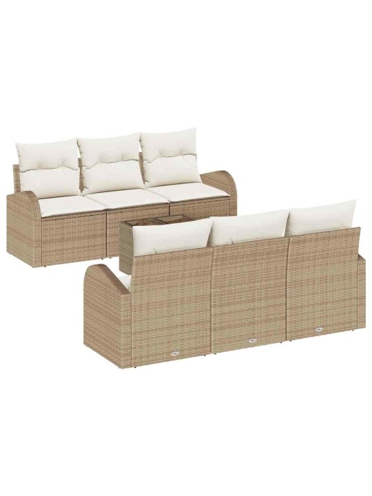 Aia diivanikomplekt padjaga 7 tk beez ja koor 55 x 55 x 37 cm