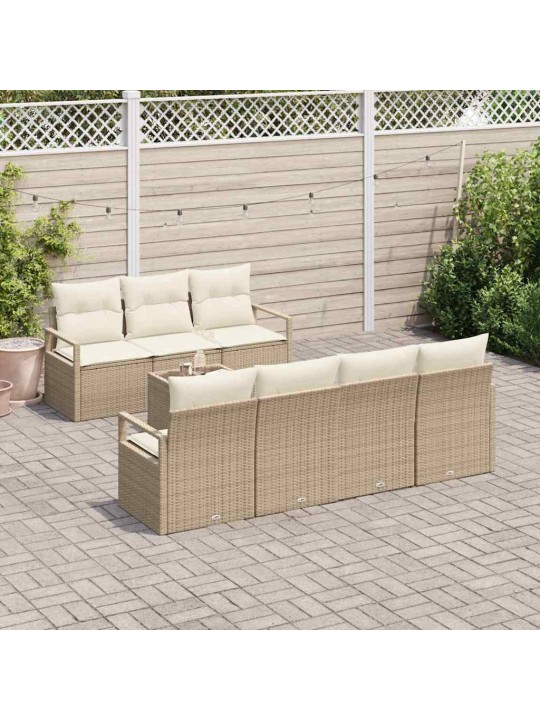 Aia diivanikomplekt padjaga 8 tk beez ja koor 55 x 55 x 37 cm