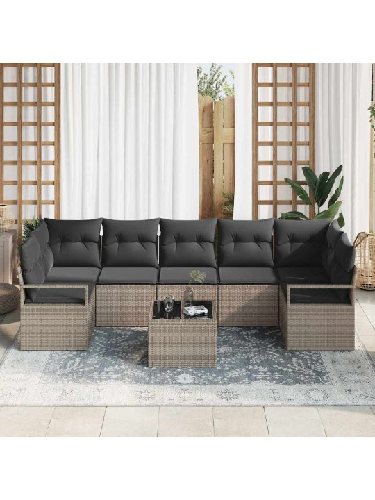 Aia diivanikomplekt padjaga padjaga 8 tk hall 55 x 55 x 37 cm