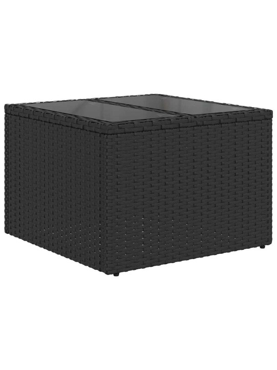 Aia diivanikomplekt padjaga padjaga 9 tk must 55 x 55 x 37 cm