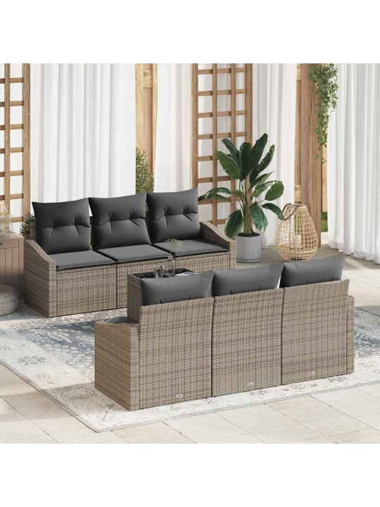 Aia diivanikomplekt padjaga padjaga 7 tk hall 55 x 55 x 37 cm
