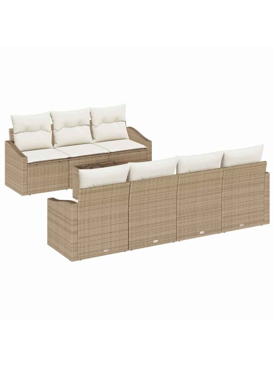 Aia diivanikomplekt padjaga 8 tk beez ja koor 55 x 55 x 37 cm