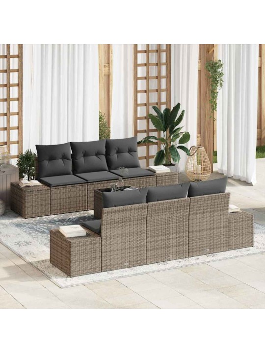 Aia diivanikomplekt padjaga padjaga 7 tk hall 55 x 55 x 37 cm