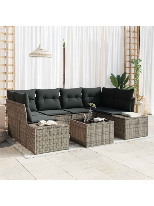 Aia diivanikomplekt padjaga padjaga 7 tk hall 55 x 55 x 37 cm
