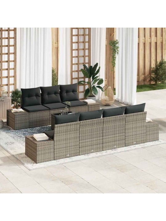 Aia diivanikomplekt padjaga padjaga 8 tk hall 55 x 55 x 37 cm