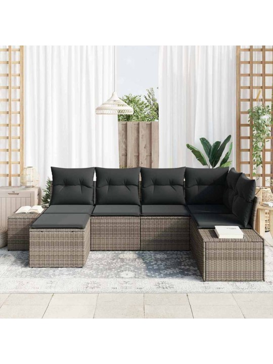 Aia diivanikomplekt 6 tk hall 264 x 154 x 85 cm polürooster