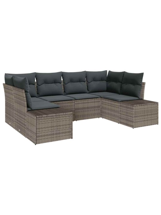 Aia diivanikomplekt 6 tk hall 234 x 154 x 85 cm polürooster