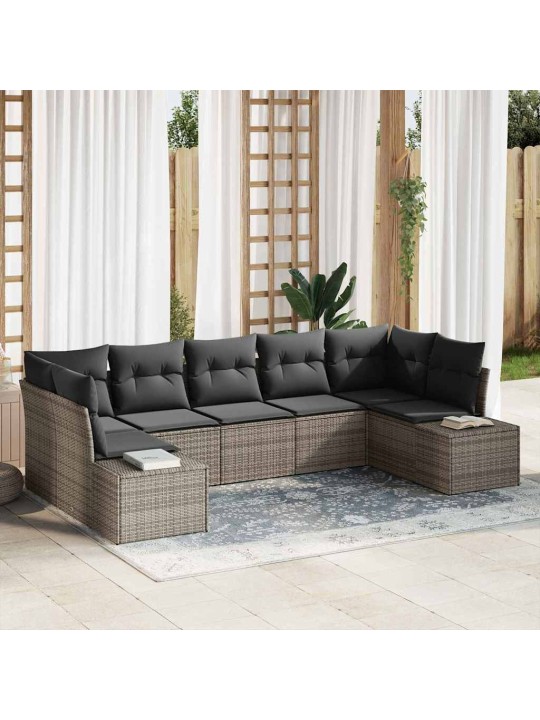 Aia diivanikomplekt 7 tk hall 289 x 154 x 85 cm polürooster