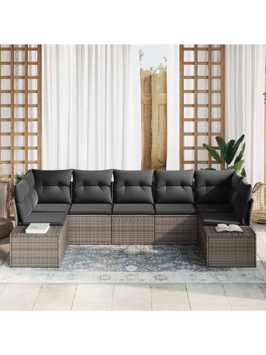 Aia diivanikomplekt 7 tk hall 289 x 154 x 85 cm polürooster