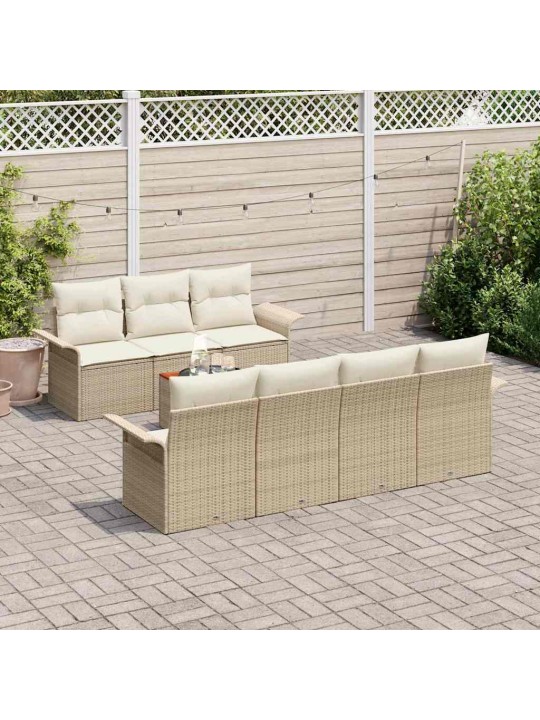 Aia diivanikomplekt padjaga 8 tk beez ja koor 55 x 55 x 37 cm