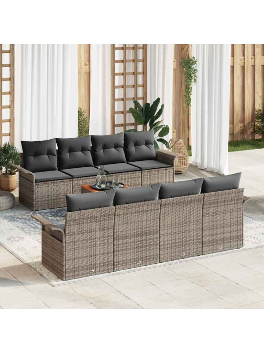 Aia diivanikomplekt padjaga padjaga 7 tk hall 55 x 55 x 37 cm