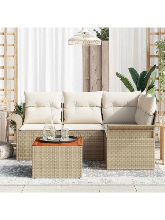 Aia diivanikomplekt padjaga 5 tk beez ja koor 55 x 55 x 37 cm