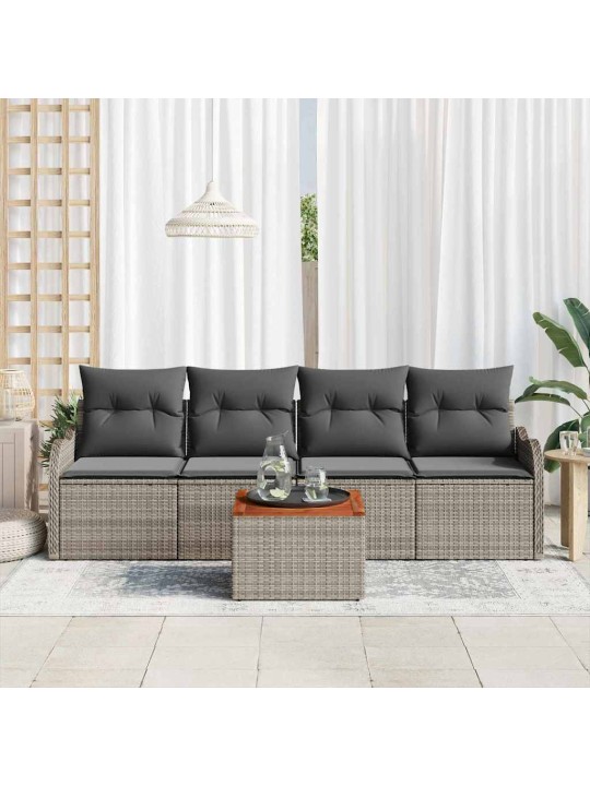 Aia diivanikomplekt padjaga padjaga 5 tk hall 55 x 55 x 37 cm