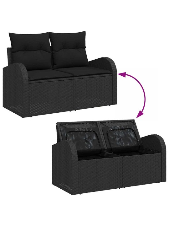 Aia diivanikomplekt 9 tk must