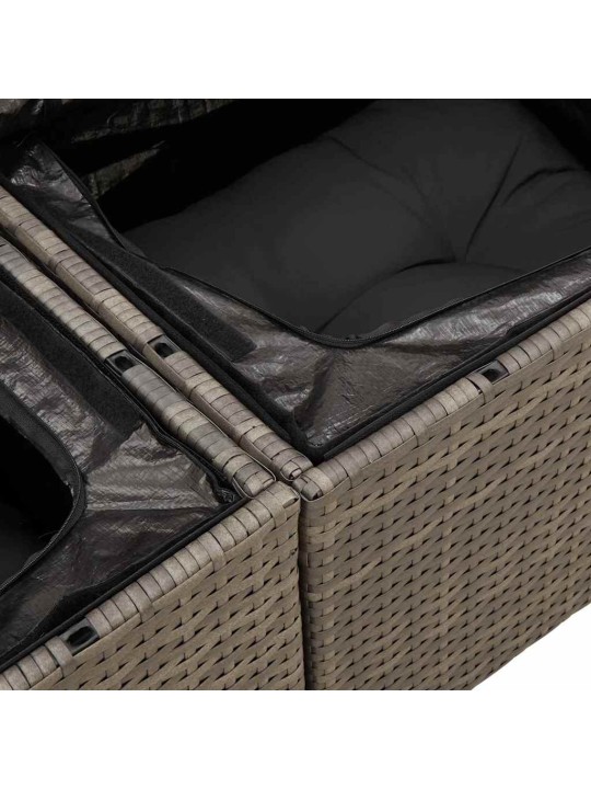 Aia diivanikomplekt 3 tk hall 239 x 62 x 85 cm polürooster