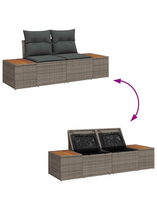 Aia diivanikomplekt 3 tk hall 239 x 62 x 85 cm polürooster