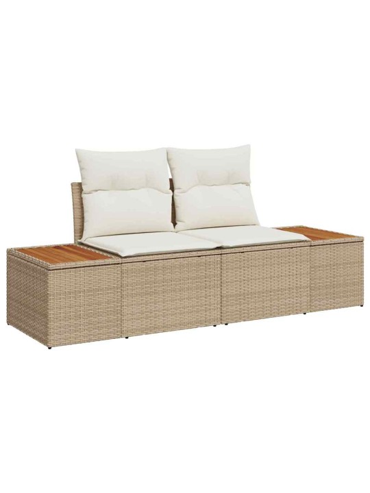 Aia diivanikomplekt 3 tk beež ja kreemjas 239 x 62 x 85 cm