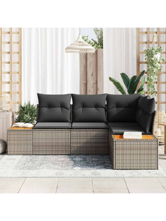 Aia diivanikomplekt 4 tk hall 209 x 154 x 85 cm polürooster