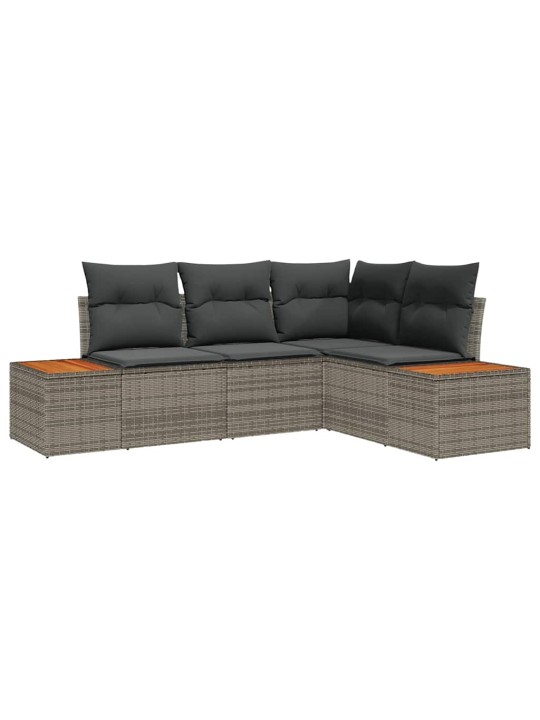 Aia diivanikomplekt 4 tk hall 209 x 154 x 85 cm polürooster
