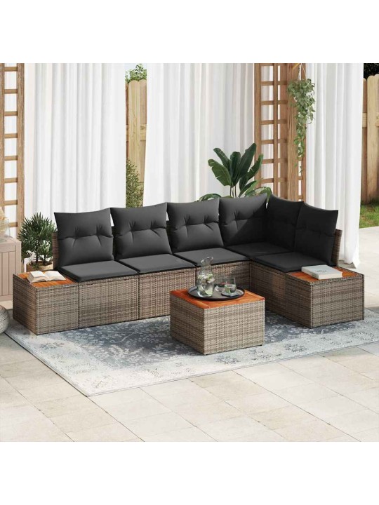 Aia diivanikomplekt 6 tk hall 264 x 154 x 85 cm polürooster