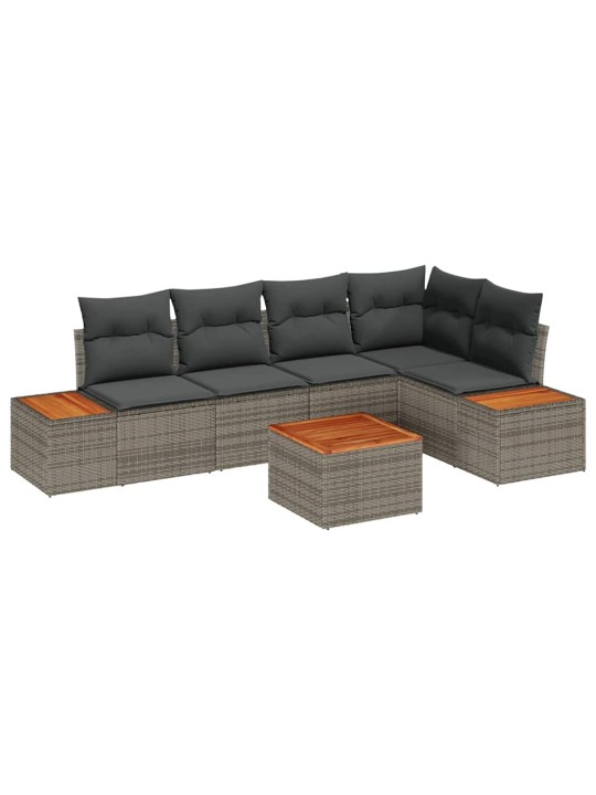 Aia diivanikomplekt 6 tk hall 264 x 154 x 85 cm polürooster