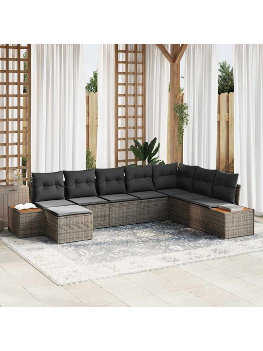 Aia diivanikomplekt 8 tk hall 319 x 209 x 85 cm polürooster