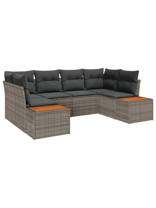 Aia diivanikomplekt 6 tk hall 234 x 154 x 85 cm polürooster