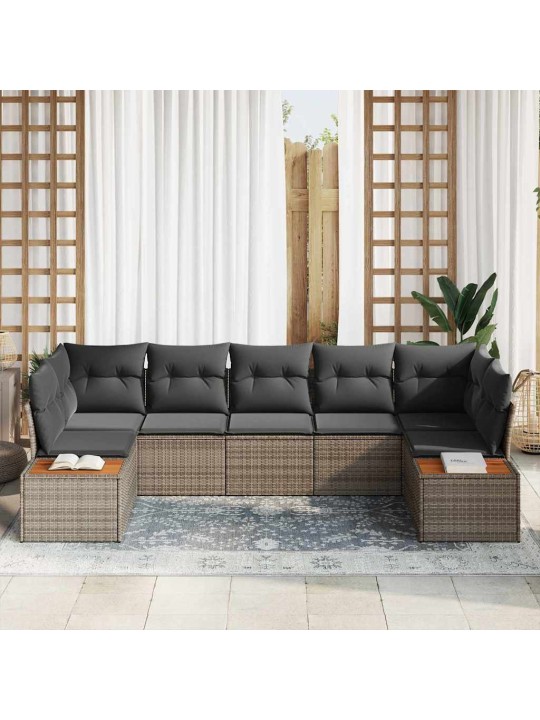 Aia diivanikomplekt 7 tk hall 289 x 154 x 85 cm polürooster