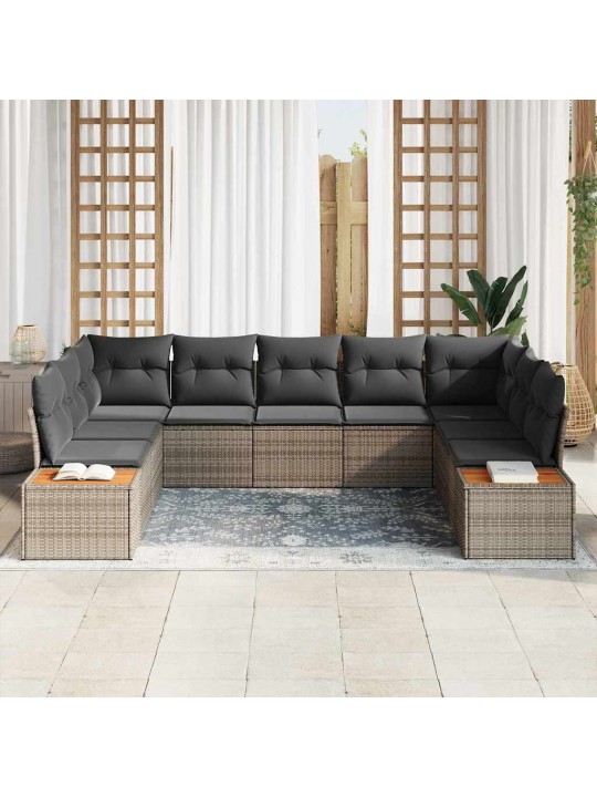 Aia diivanikomplekt 5 tk hall 289 x 209 x 85 cm polürooster