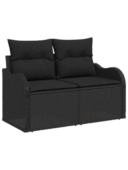 Aia diivanikomplekt 11 tk must 100 x 55 x 73 cm polürooster