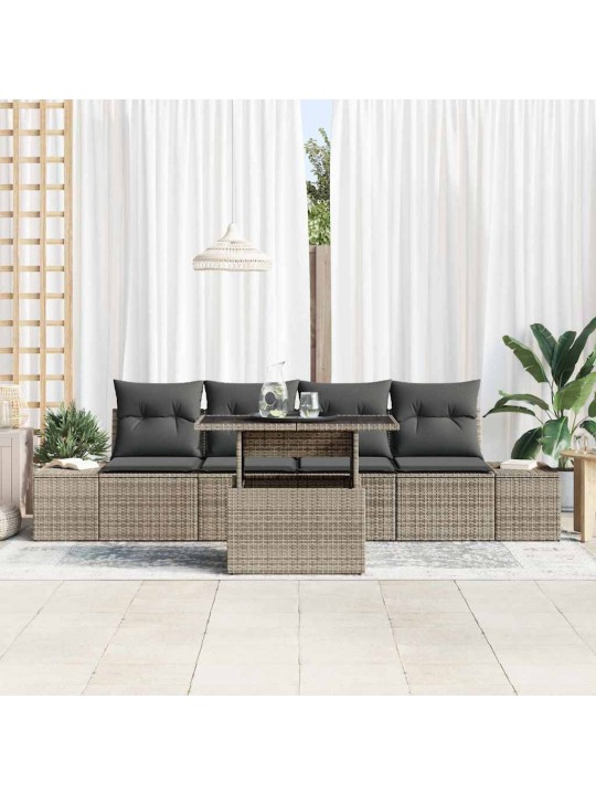Aia diivanikomplekt padjaga padjaga 5 tk hall 100 x 55 x 73 cm