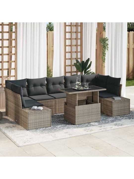 Aia diivanikomplekt padjaga padjaga 8 tk hall 100 x 55 x 73 cm