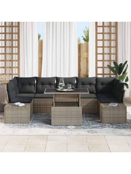 Aia diivanikomplekt padjaga padjaga 8 tk hall 100 x 55 x 73 cm